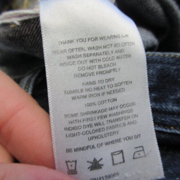 Imogene & Willie Barton Jeans Men 33X31 Blue 100% Cotton Slim Straight Denim 676 - Picture 5 of 16